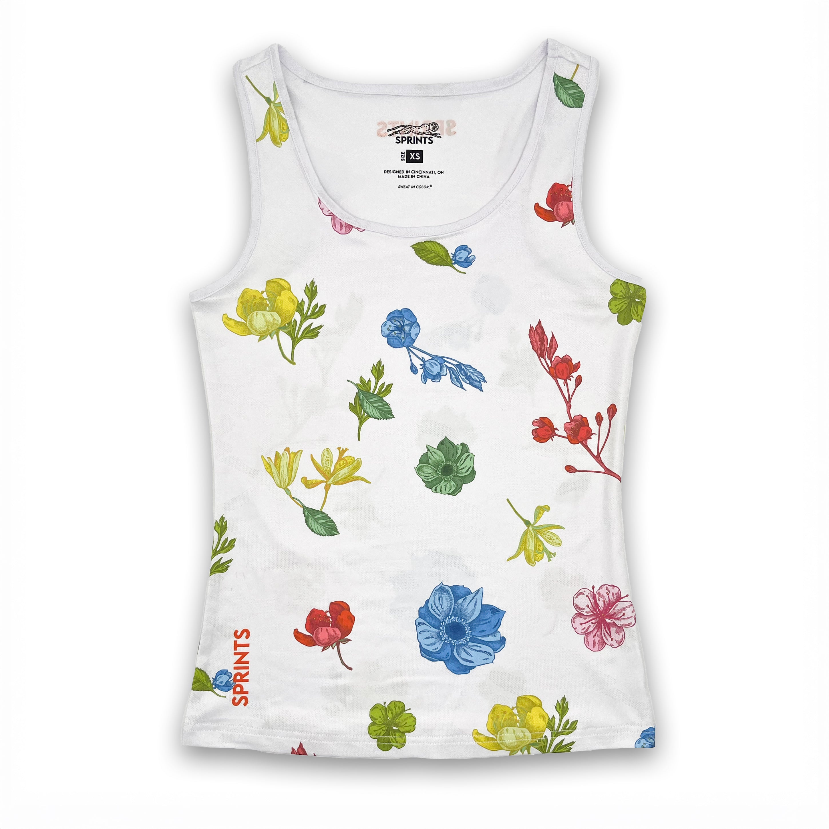 Sprints Womens Running Tank - Bloomsgate