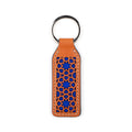 Leather Keyring Alhambra Brown and Blue
