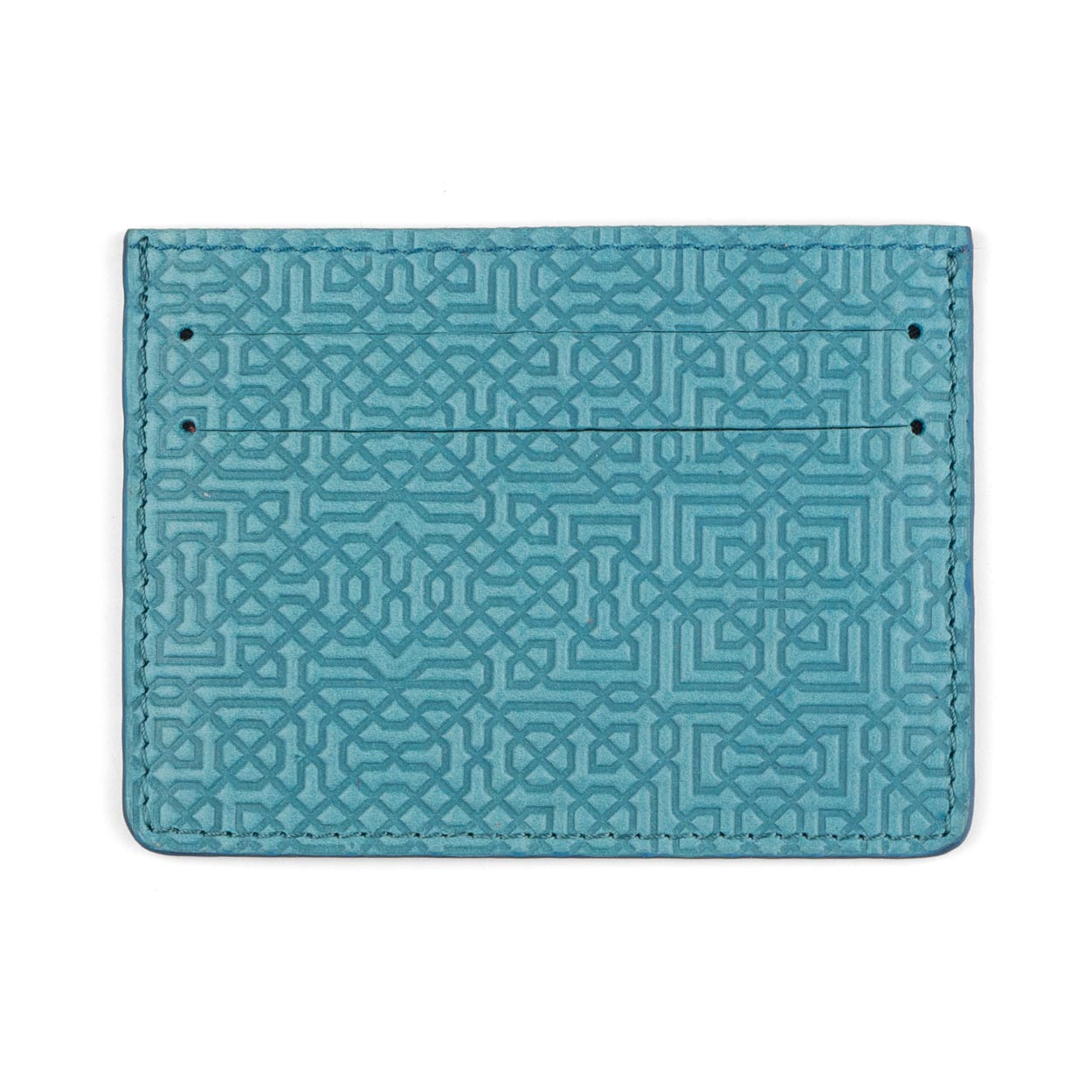 Blue Leather Cardholder Garnata