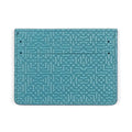 Blue Leather Cardholder Garnata