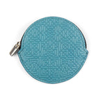 Blue Leather Coin Purse Garnata