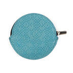 Blue Leather Coin Purse Garnata
