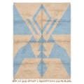 Blue Mountain Crest Moroccan Shag Rug