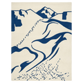 Blue Mountain Sketch Hand Tufted Rug