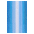 Blue Ombre Stripe Hand Tufted Wool Rug