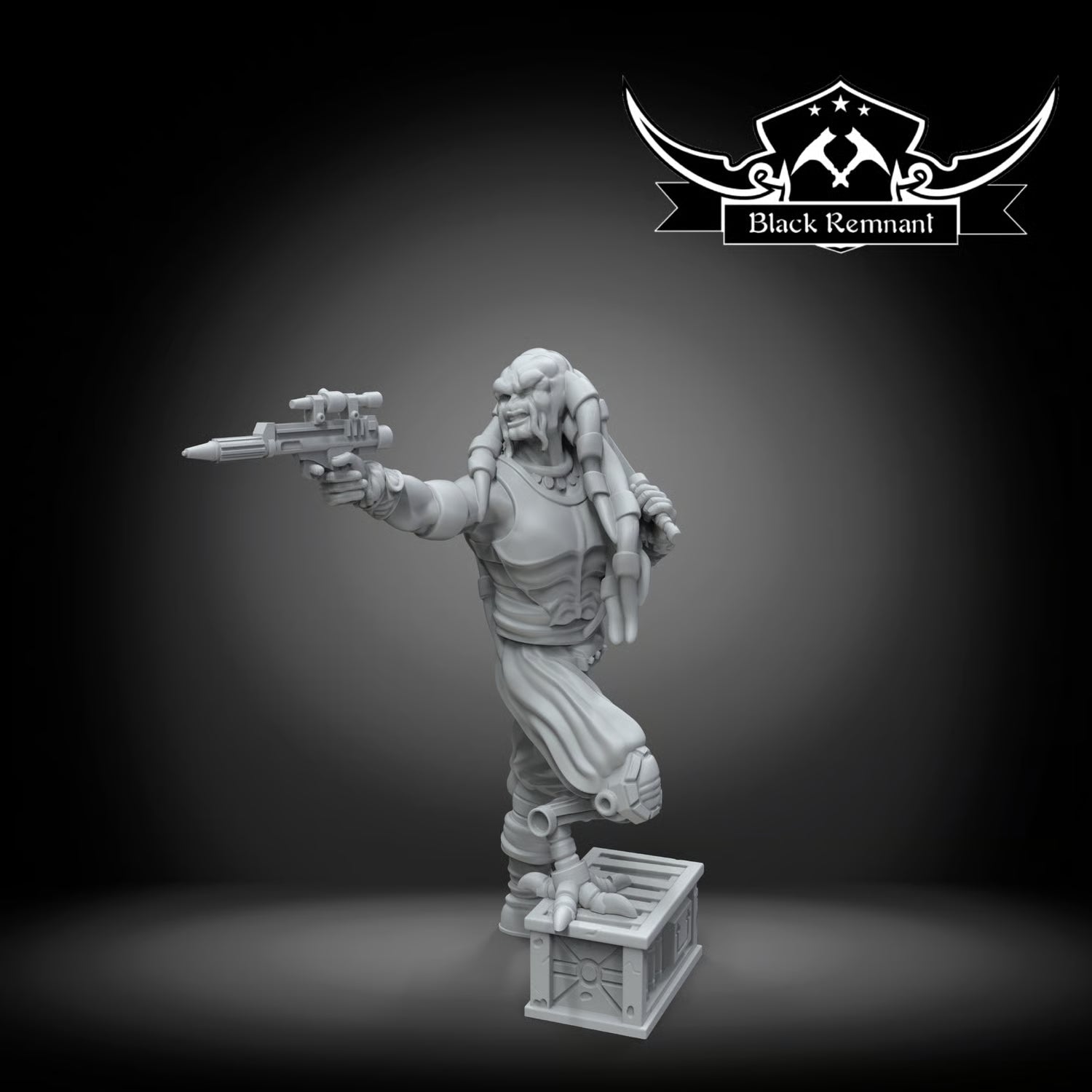 Blue pirate leader, Black Remnant