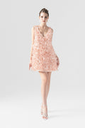 Perfection 3D Floral Embellished Mini Dress
