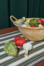 Alcachofa réplica de cerámica esmaltada