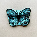Boho Butterfly rubber stamp