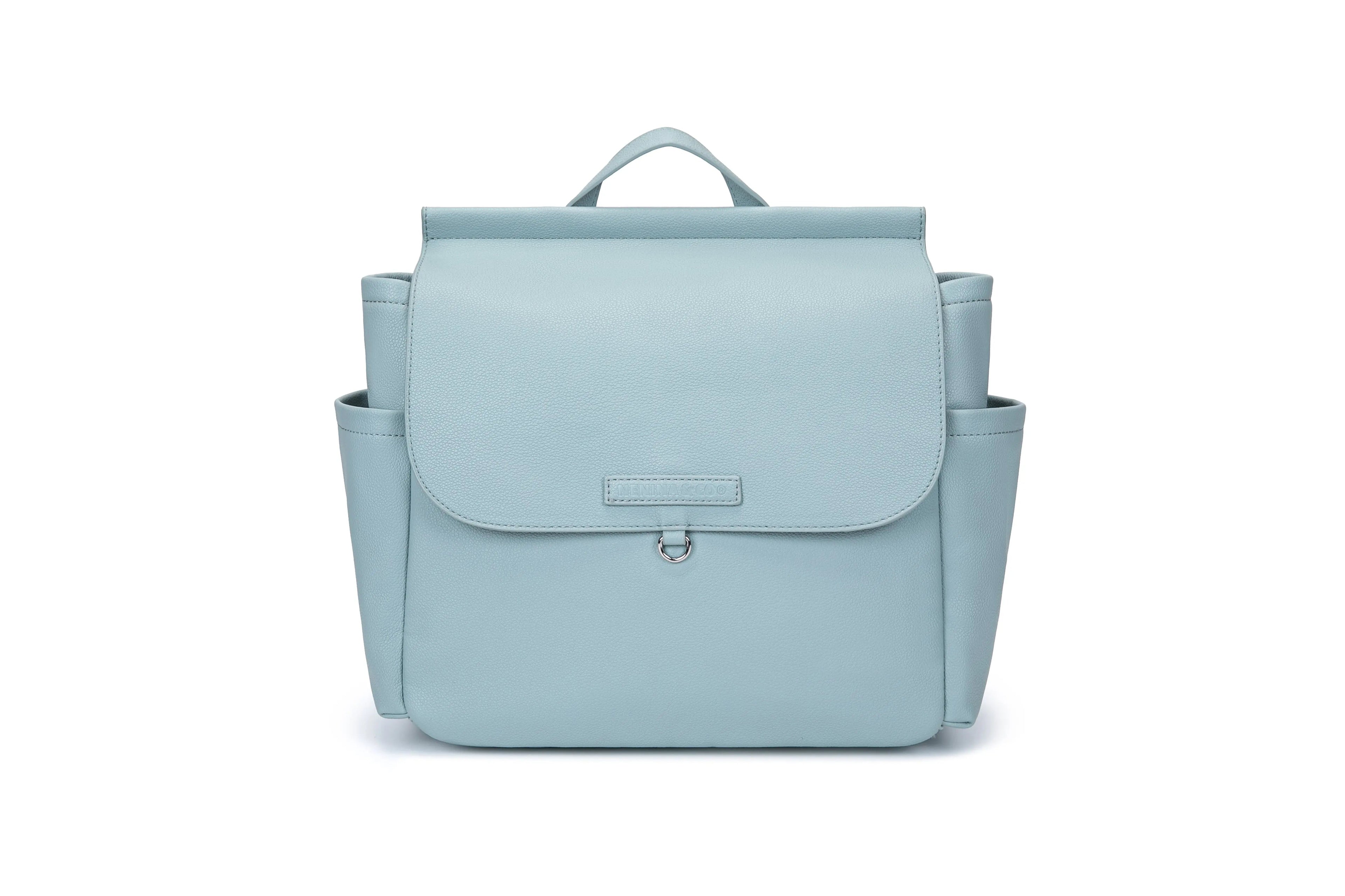 Bolso Maternal MIREM By Nenina & Co Dusty Blue + Cambiador