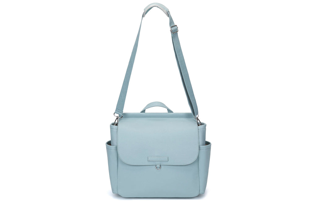 Bolso Maternal MIREM By Nenina & Co Dusty Blue + Cambiador