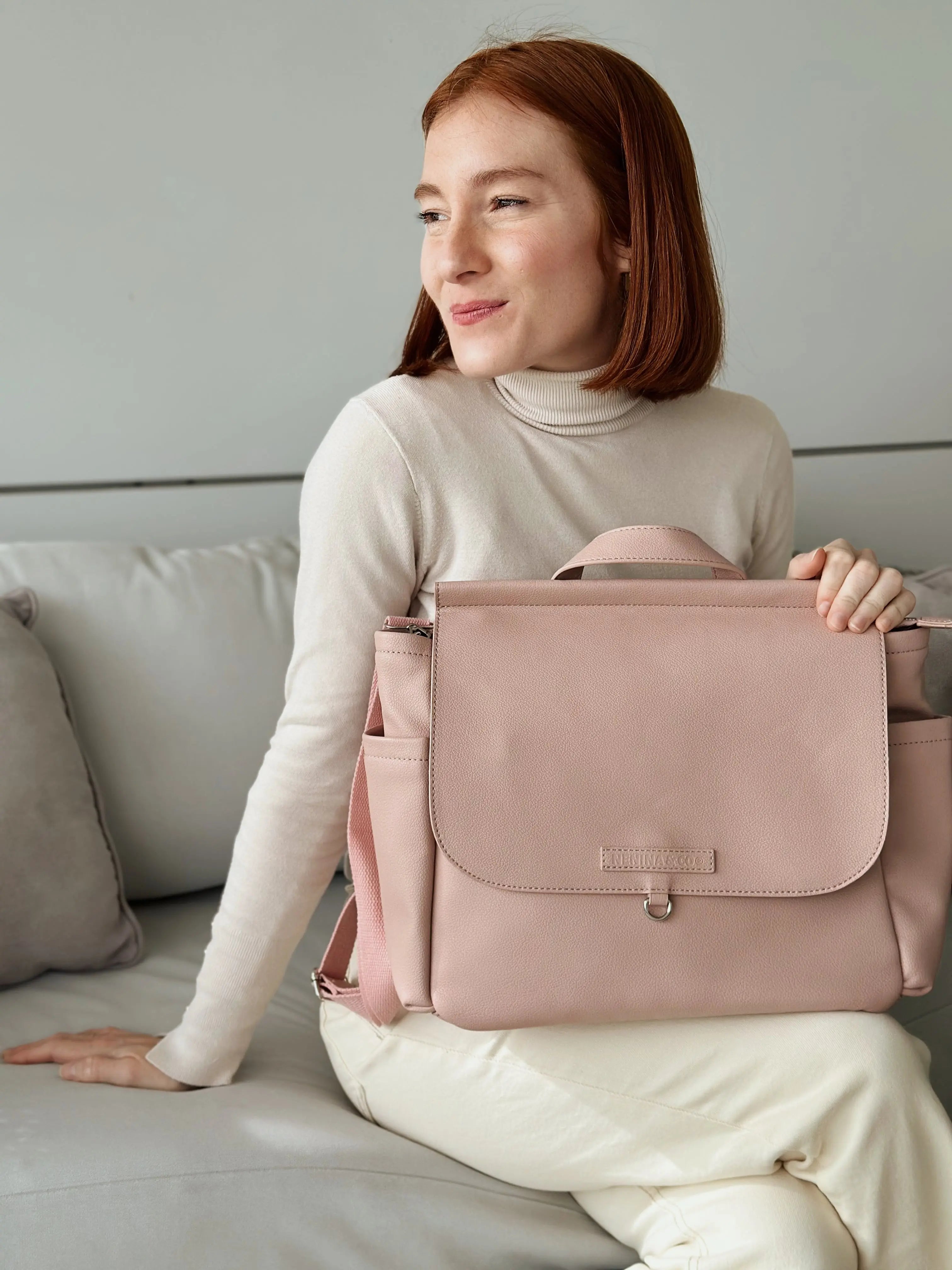 Bolso Maternal MIREM By Nenina & Co Rosa pálido