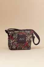 Bolso bandolera tejido jacquard margaritas