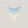 Lounge Underwear Bamboo Scrunchie Thongs (3-Pack) - Multicolour