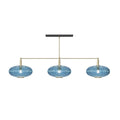 Prohibition 54" Blue Shades with Brass Bar