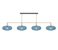 Prohibition 66" Blue Shades with Brass Bar