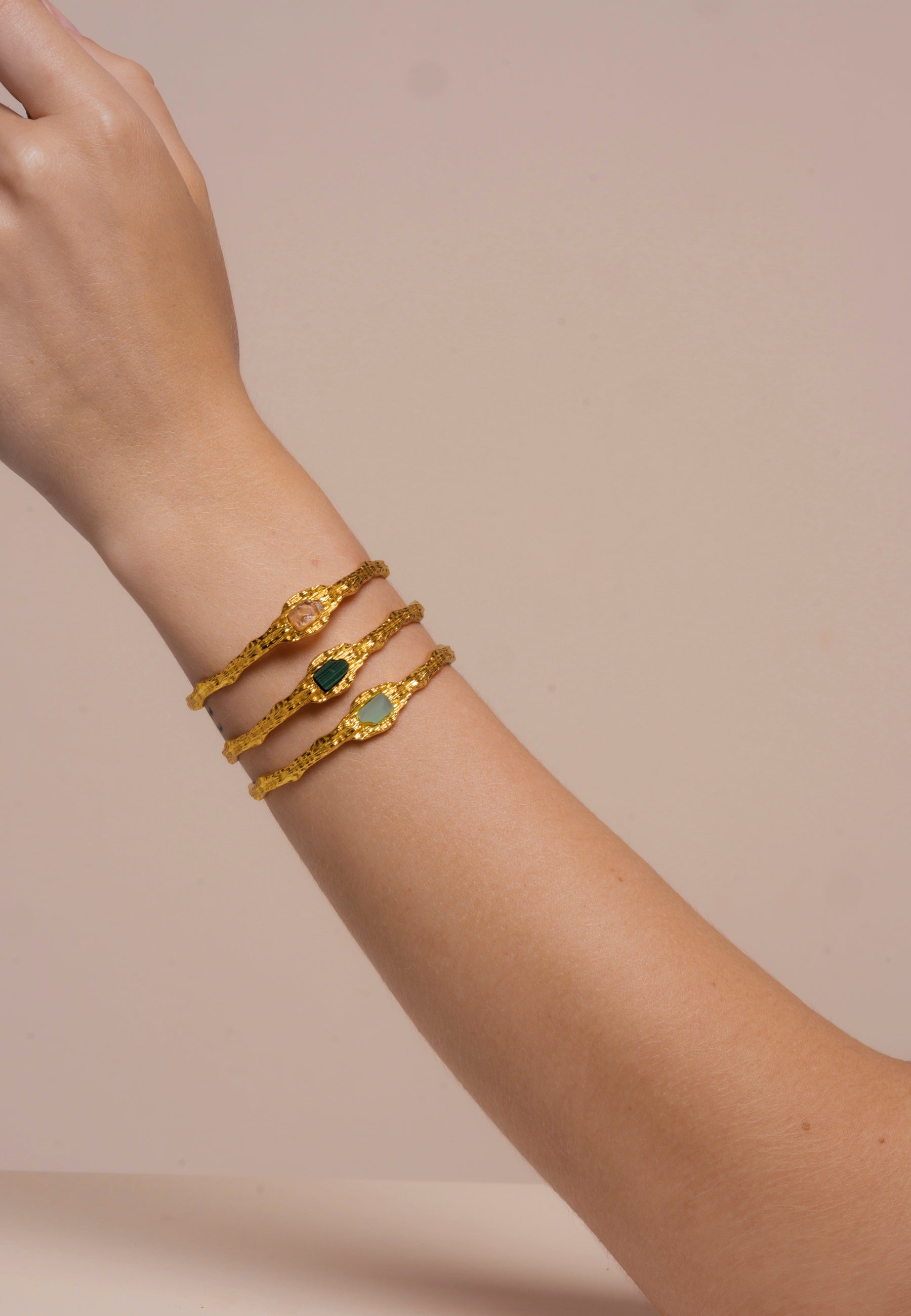 Brazalete Namasté Aguamarina
