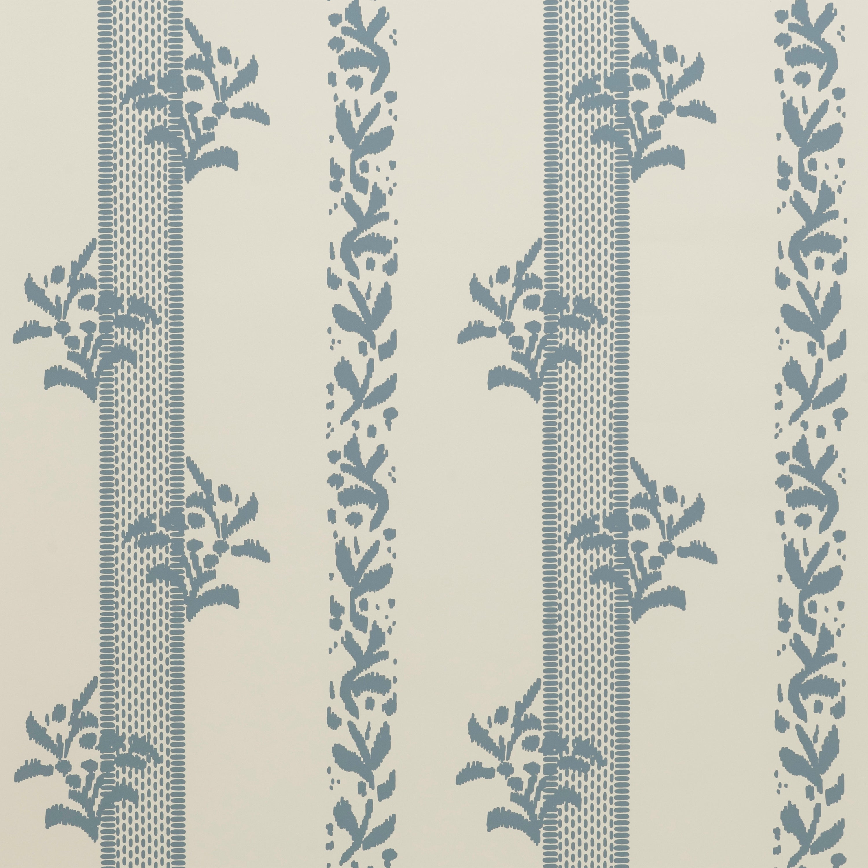 Brio Wallpaper Blue By Sister Parish Design