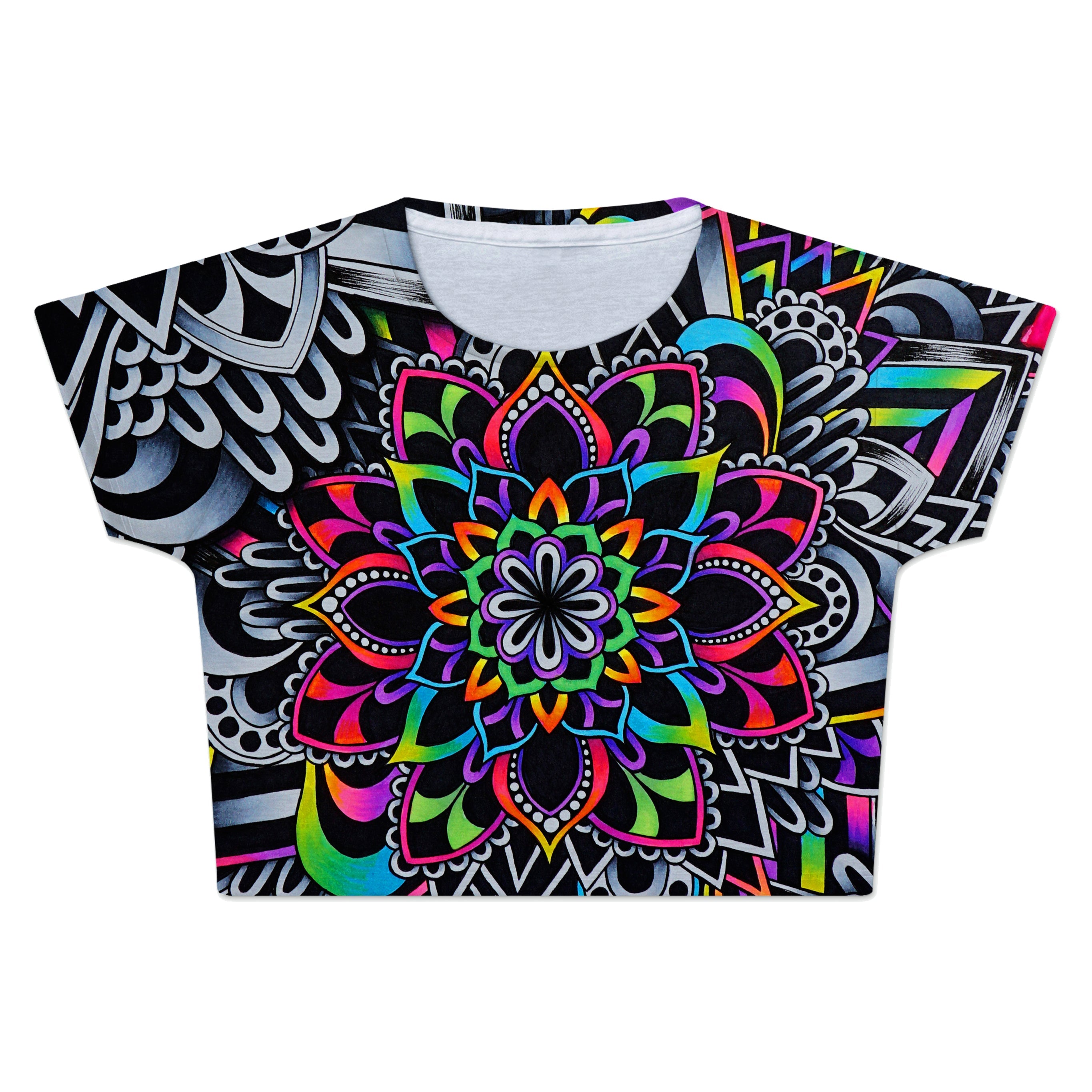Mandala Vibez Crop Tee