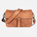 París tanned Leather Camera Bag