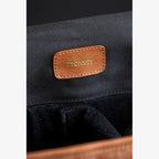 París tanned Leather Camera Bag