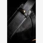 Roma Black Leather Camera Bag