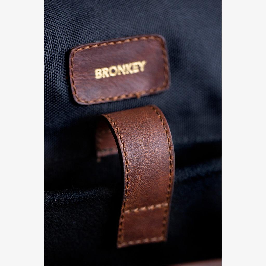 Roma Cognac Leather Camera Bag