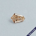 Brown Step Cut Shield Diamond Loose