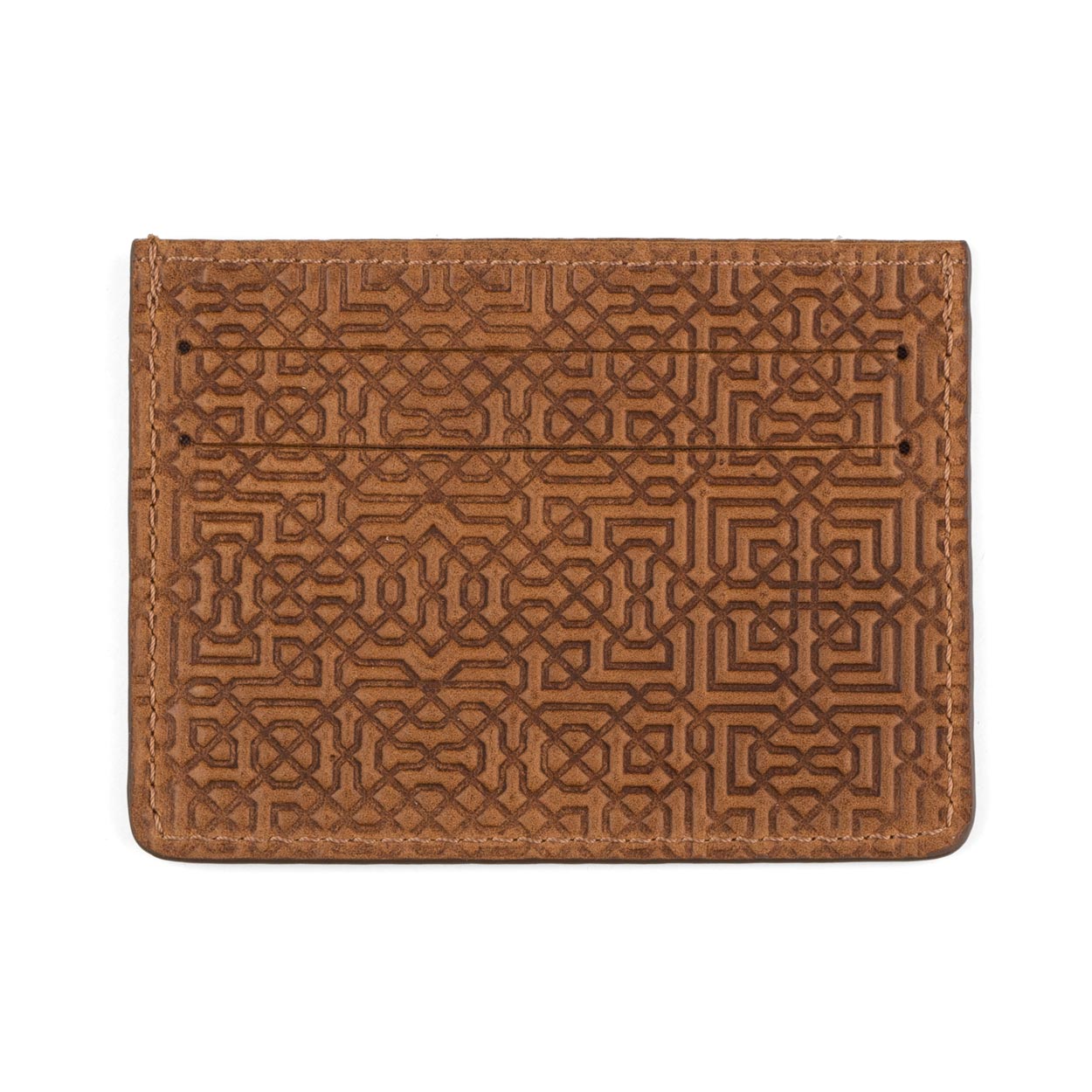 Brown Leather Cardholder Garnata