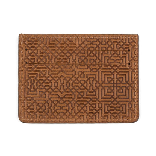 Brown Leather Cardholder Garnata