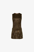 Rebellious Wrinkled Leather Mini Dress