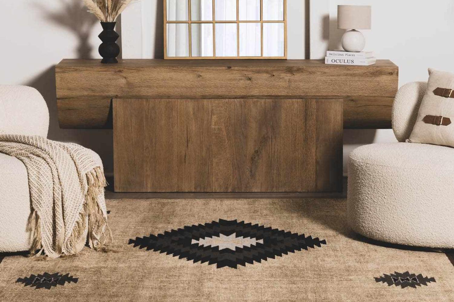 Buckhaven Brown Aztec Carpet