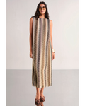 Crochet Knit Back Knot Midi By KYNAH, Luxury Indian Fashion & Bridal Wear