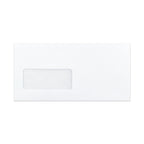 DL White Envelope Straight Flap - W (110 x 220mm)