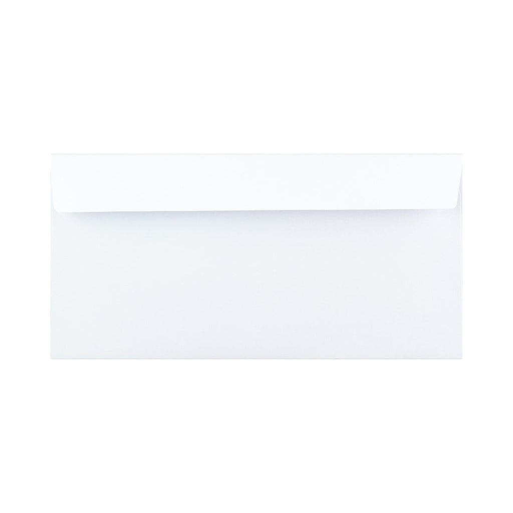 DL White Envelope Straight Flap - W (110 x 220mm)