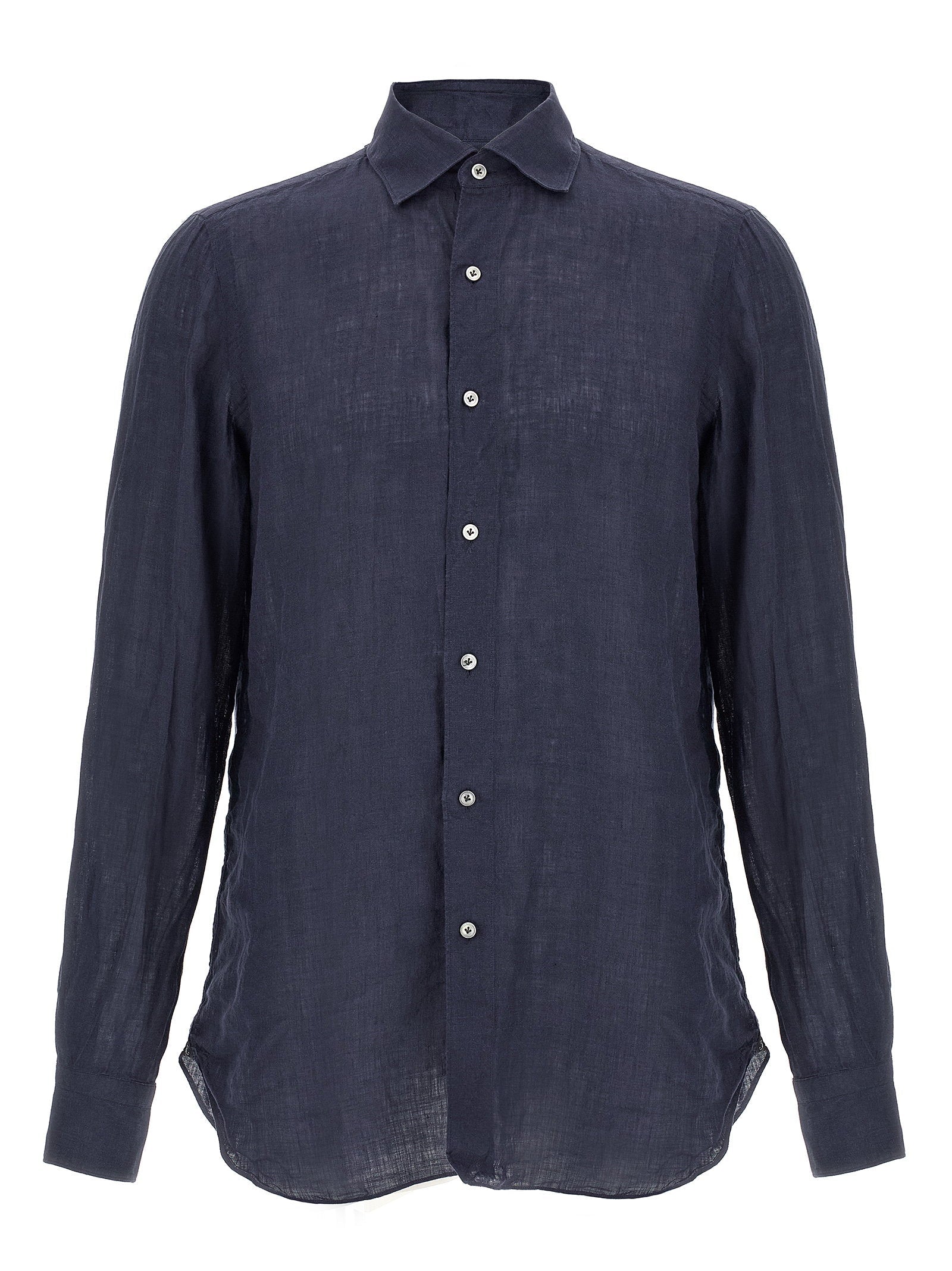 Finamore Gaeta Shirt — Navy