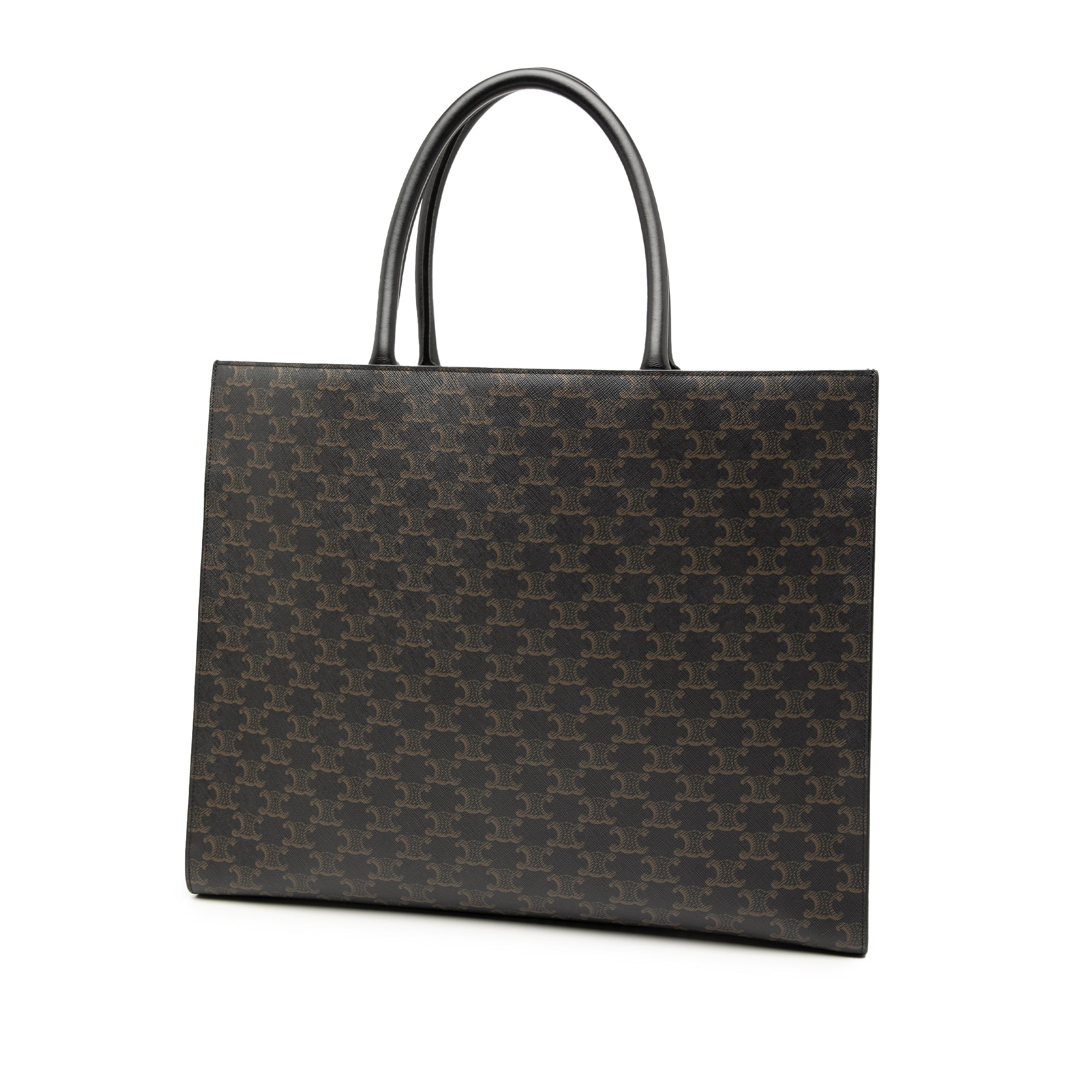Medium Triomphe Coated Canvas Cabas Horizontal Tote