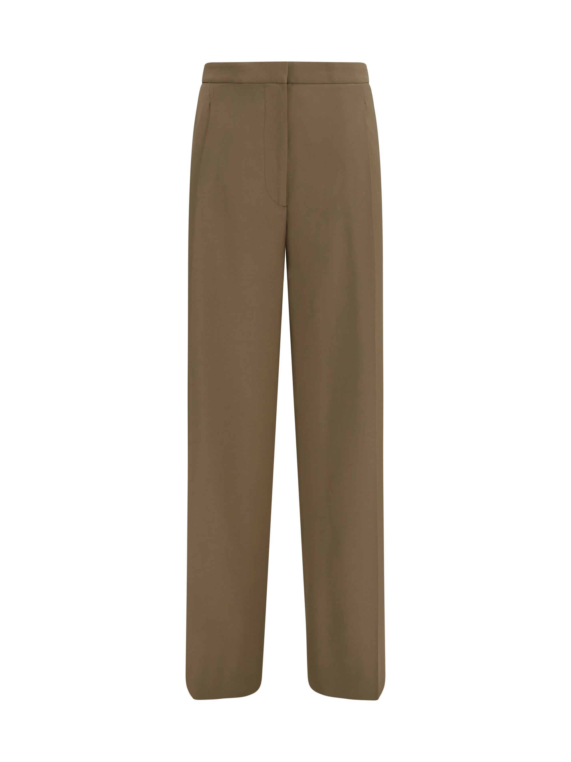 Lardini Pleated Trousers — Brown