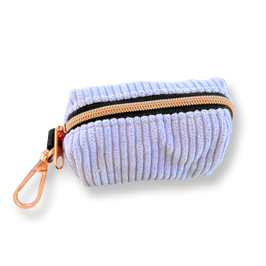 Bag Holder  -  Lavender Blue Corduroy Luxe