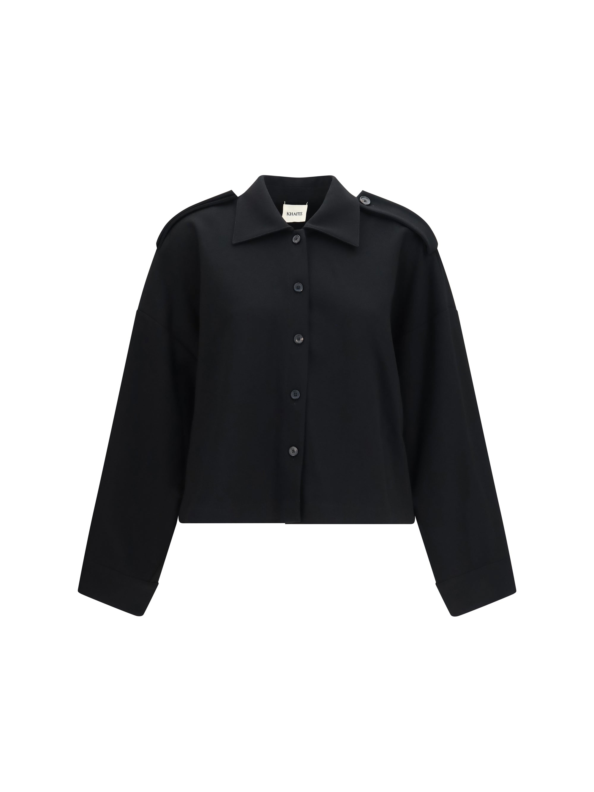 Camisa Bodine de Khaite — Negra