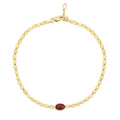 Garnet Mirrored Bracelet