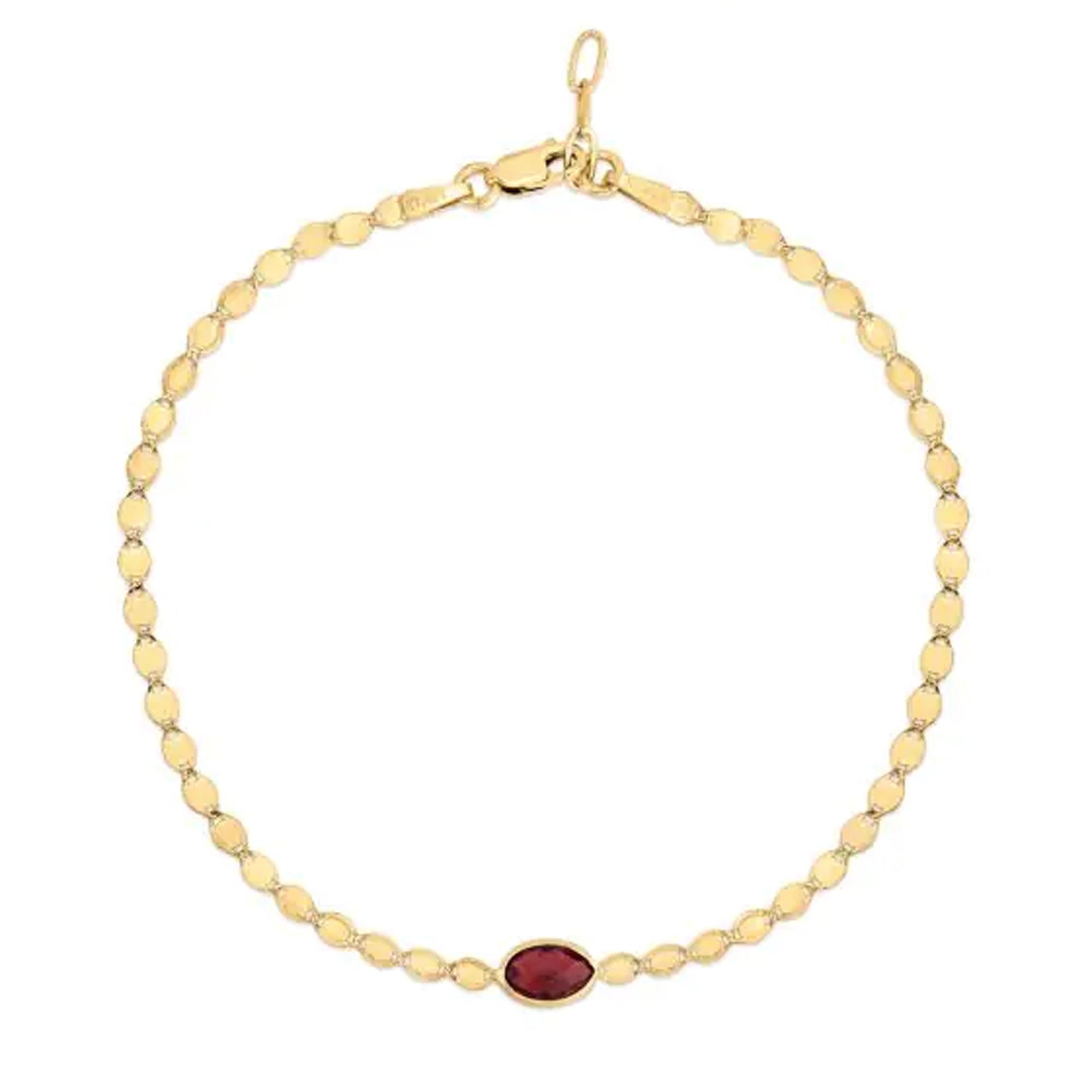 Garnet Mirrored Bracelet