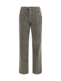 Brunello Cucinelli Corduroy Trousers — Gray