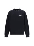 Off-White Embroidered Skate Logo Sweatshirt — Black