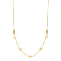 Adjustable Puff Pebble Necklace