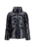 Pinko Glossy Quilted Down Jacket — Black