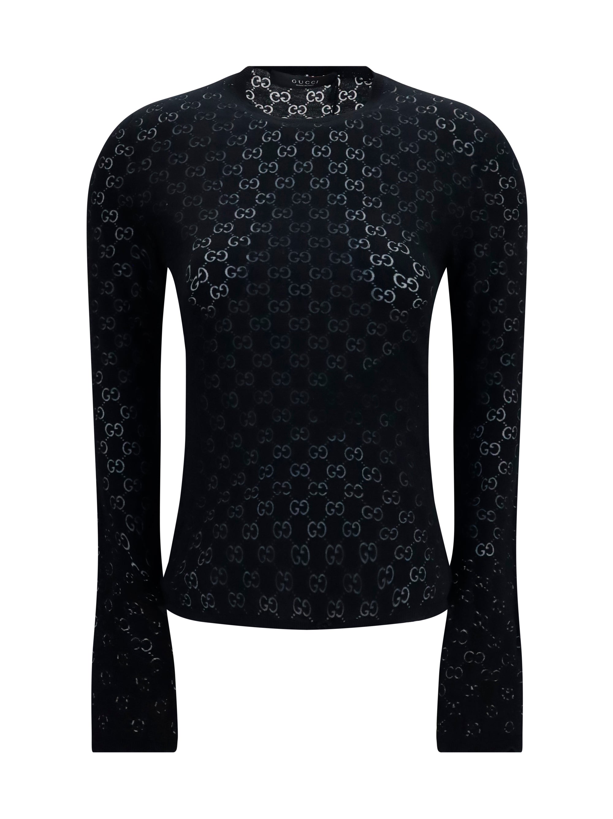 Gucci GG Dévoré Cotton T-Shirt — Black