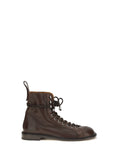 Versace Billy Ankle Boot — Brown