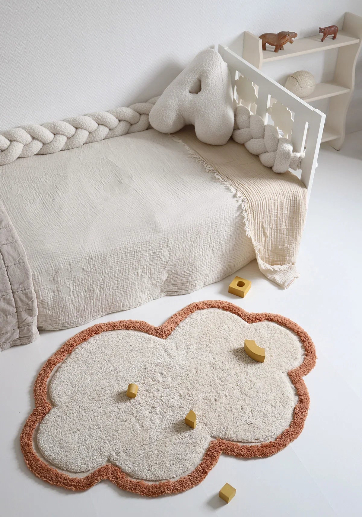 Alfombra infantil Little Nimbus Nube Toffee