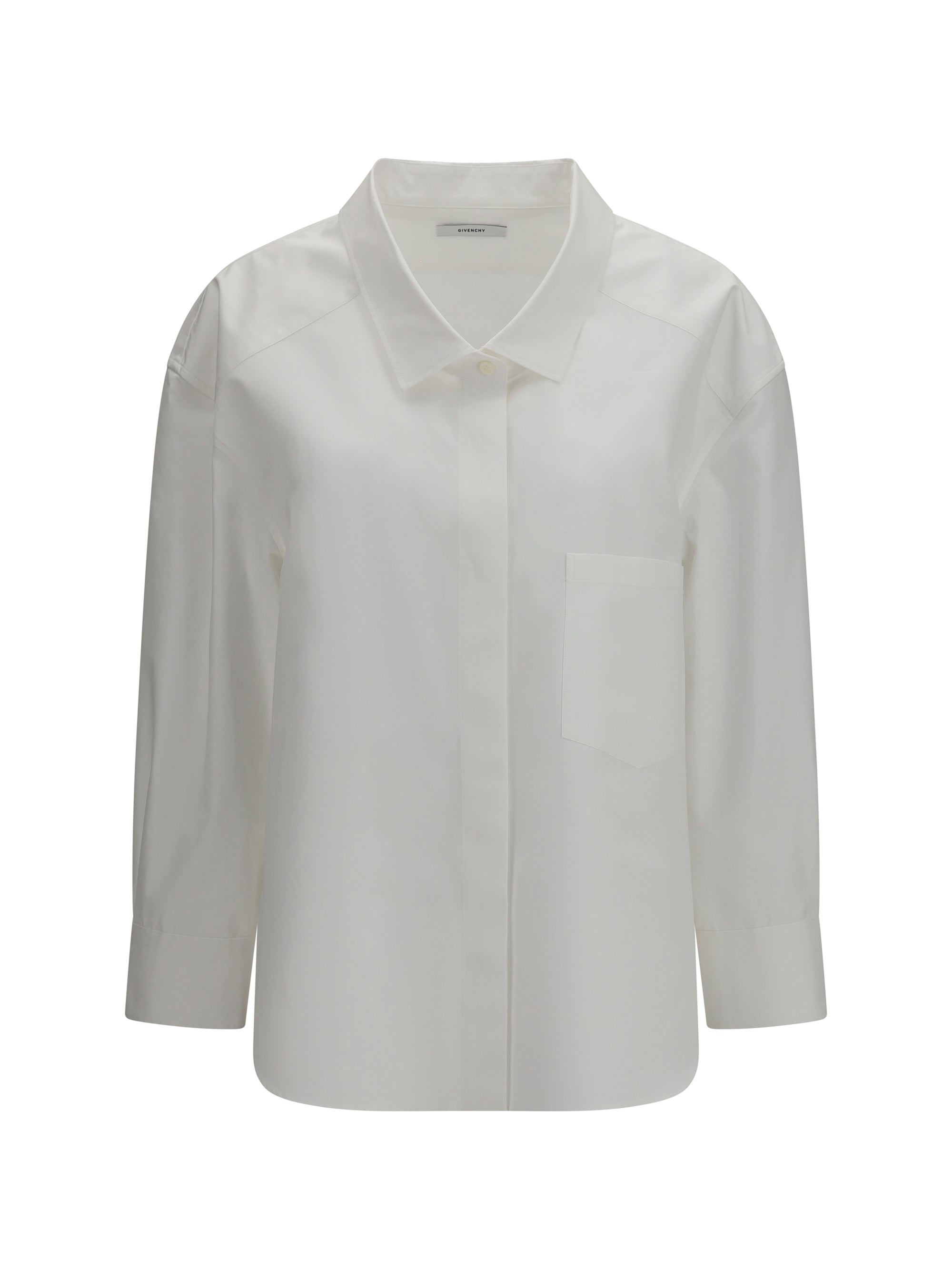 Givenchy Cotton Poplin Shirt — White